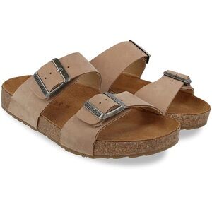 Haflinger Andrea Women's Leather Cream Sandals